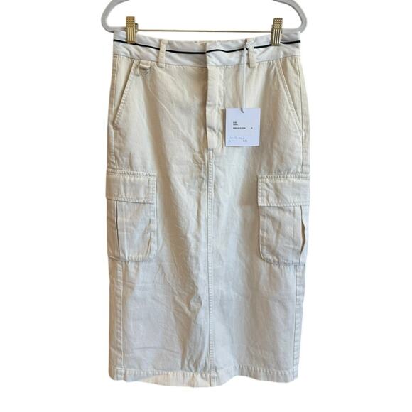 pistola Dresses & Skirts - Pistola Elda Cargo Skirt Eggshell White Size 26 NWT